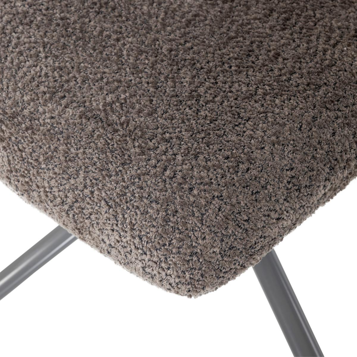 SESSEL Soren Braun B: 73cm - Braun, MODERN, Textil/Metall (73/82/62cm) - Livetastic
