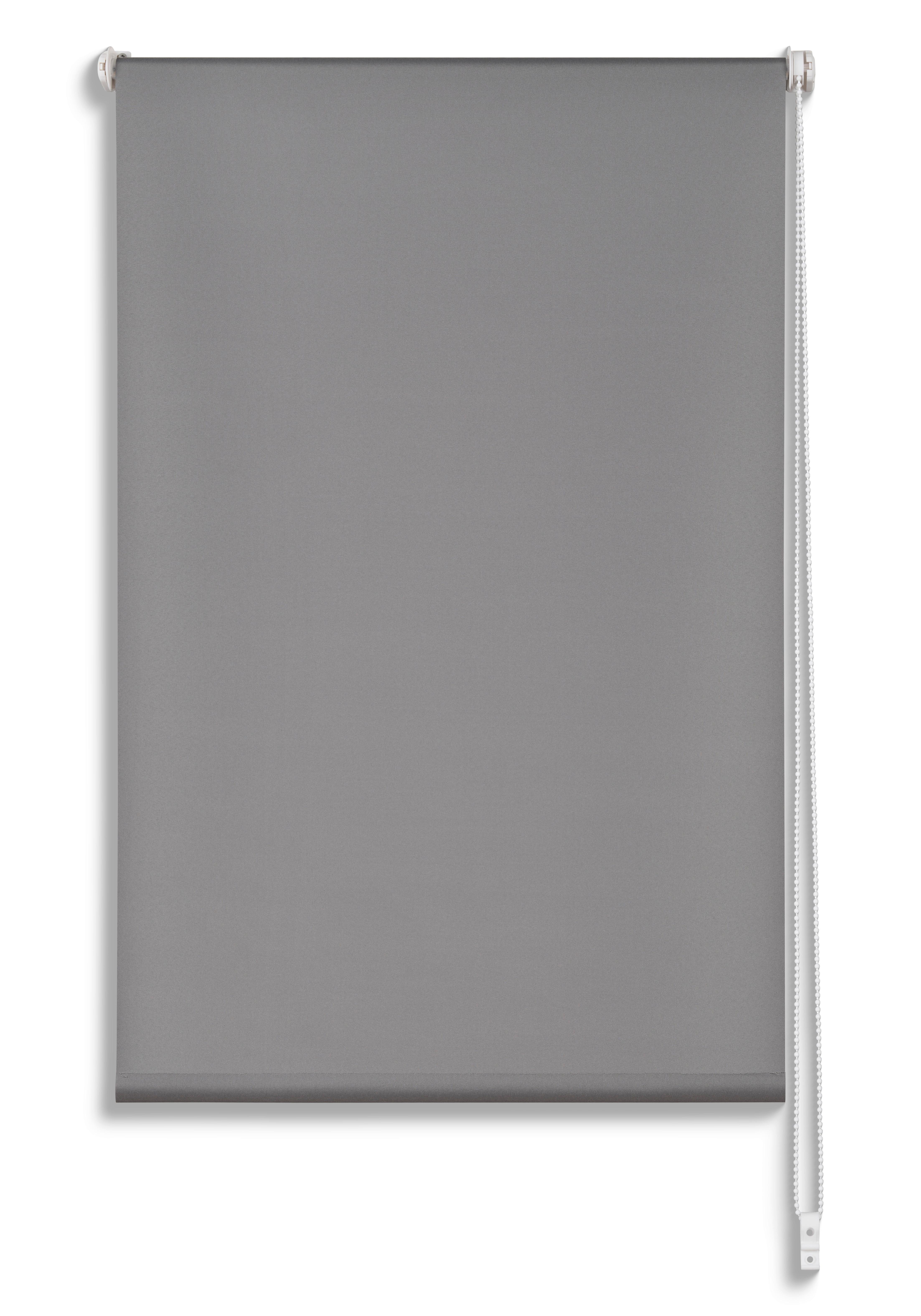 Verdunkelungsrollo Sarah Halbtransparent 60x150 cm - Grau, MODERN, Kunststoff (60/150cm) - Luca Bessoni