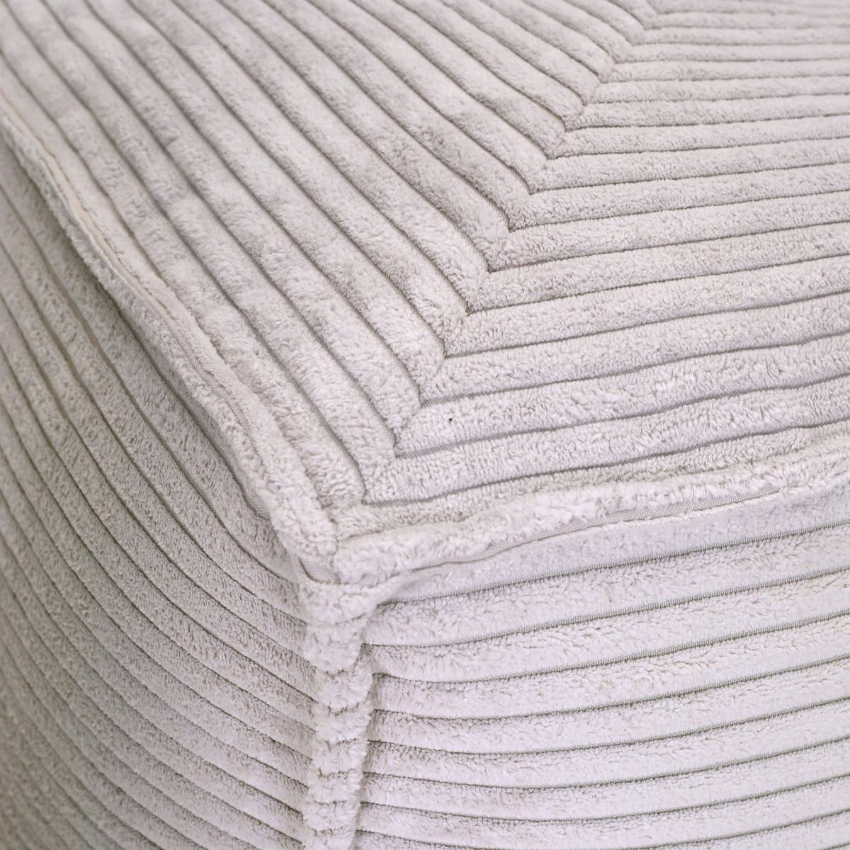 Hocker Gimba, Naturfarben D: 65 cm - Naturfarben, KONVENTIONELL, Textil (65/45cm) - MID.YOU