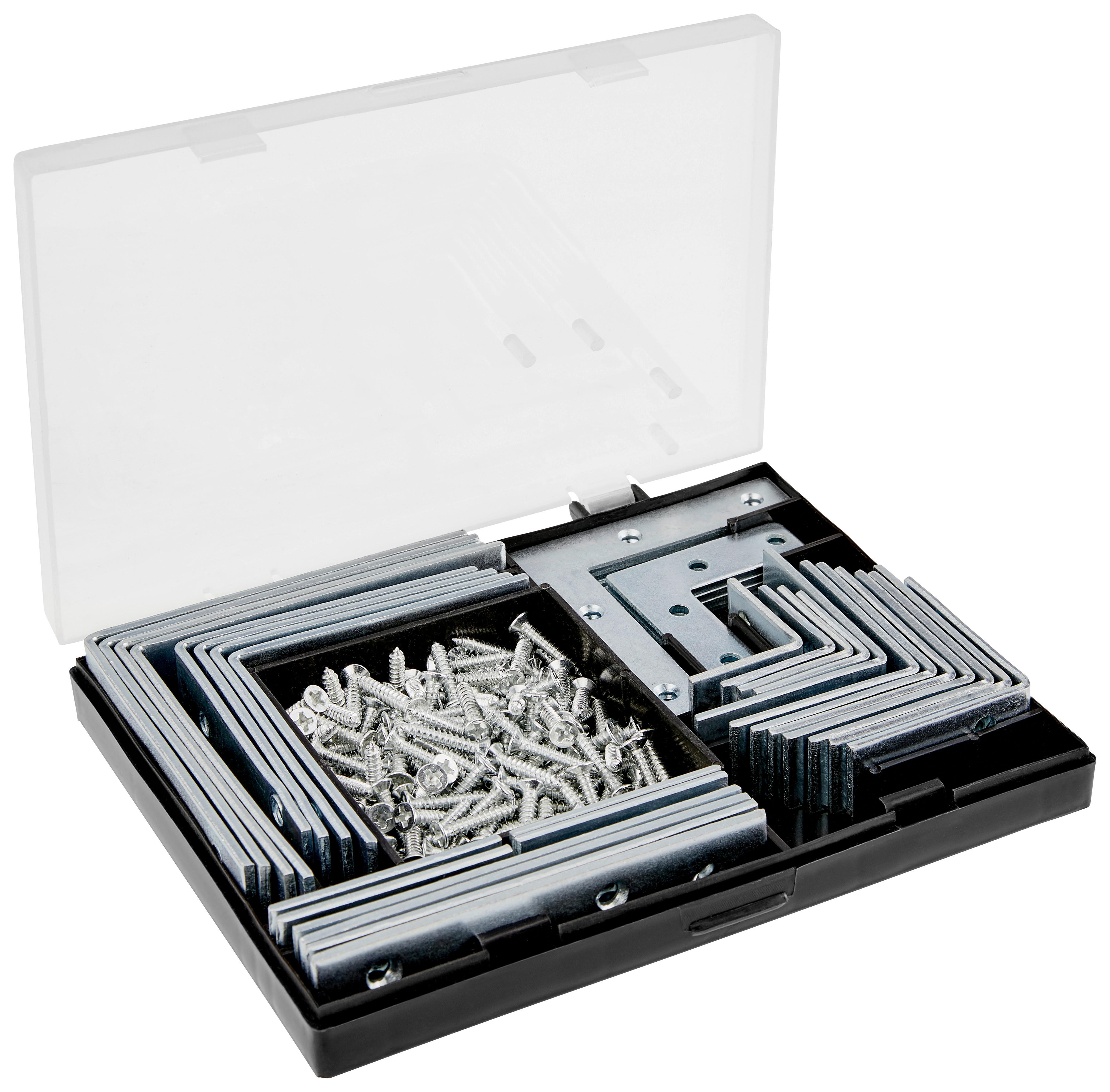 Winkelverbinder Set 180-teilig. - Basics, Metall