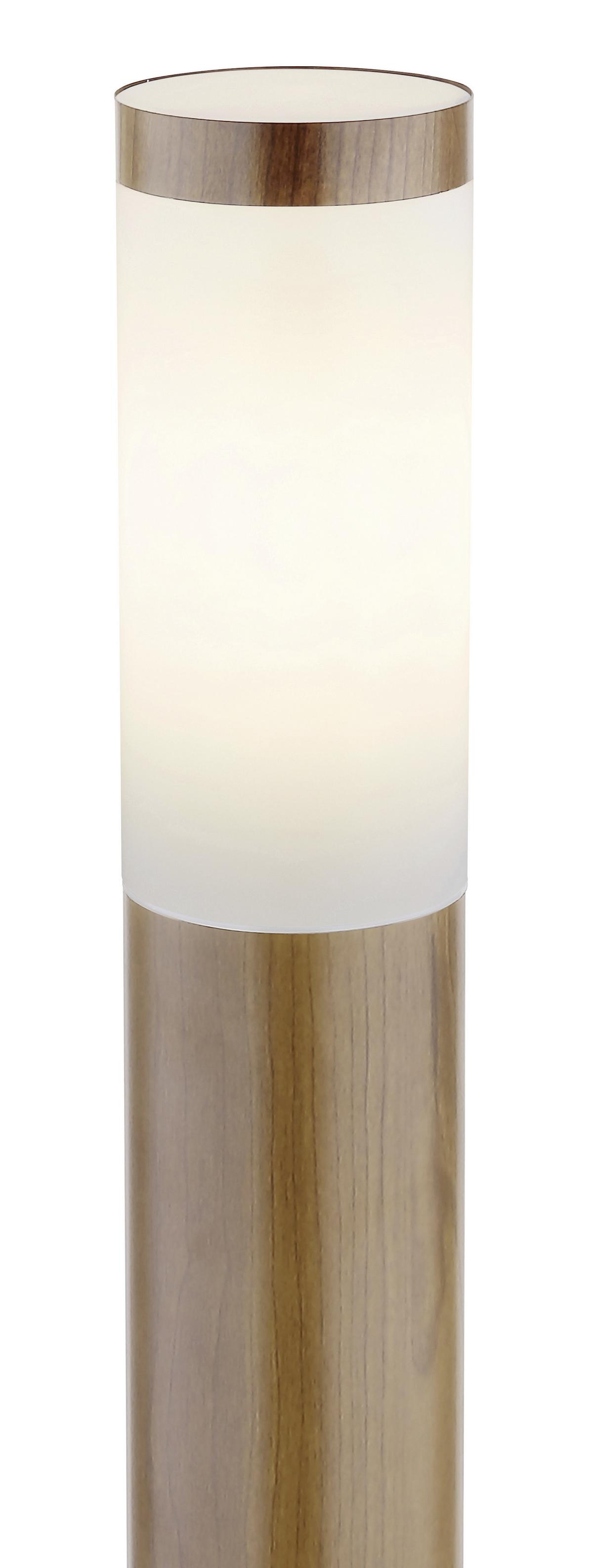 Außenleuchte 60 W Kunststoff/Edelstahl - Opal/Naturfarben, Basics, Kunststoff/Metall (12,7/110cm) - Globo