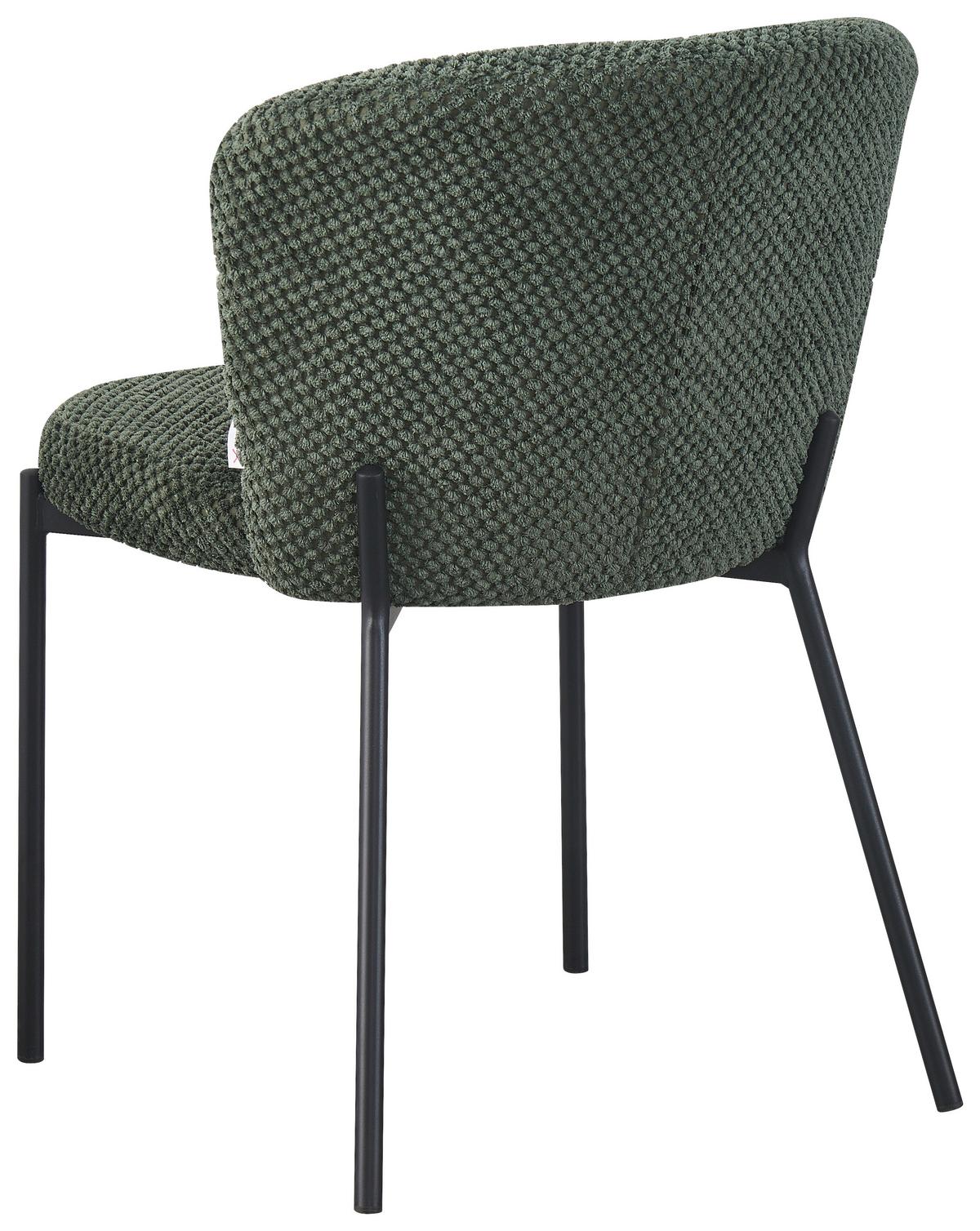 ŽIDLE EMILY - černá/zelená, Lifestyle, kov/dřevo (55/79/59cm) - Mömax