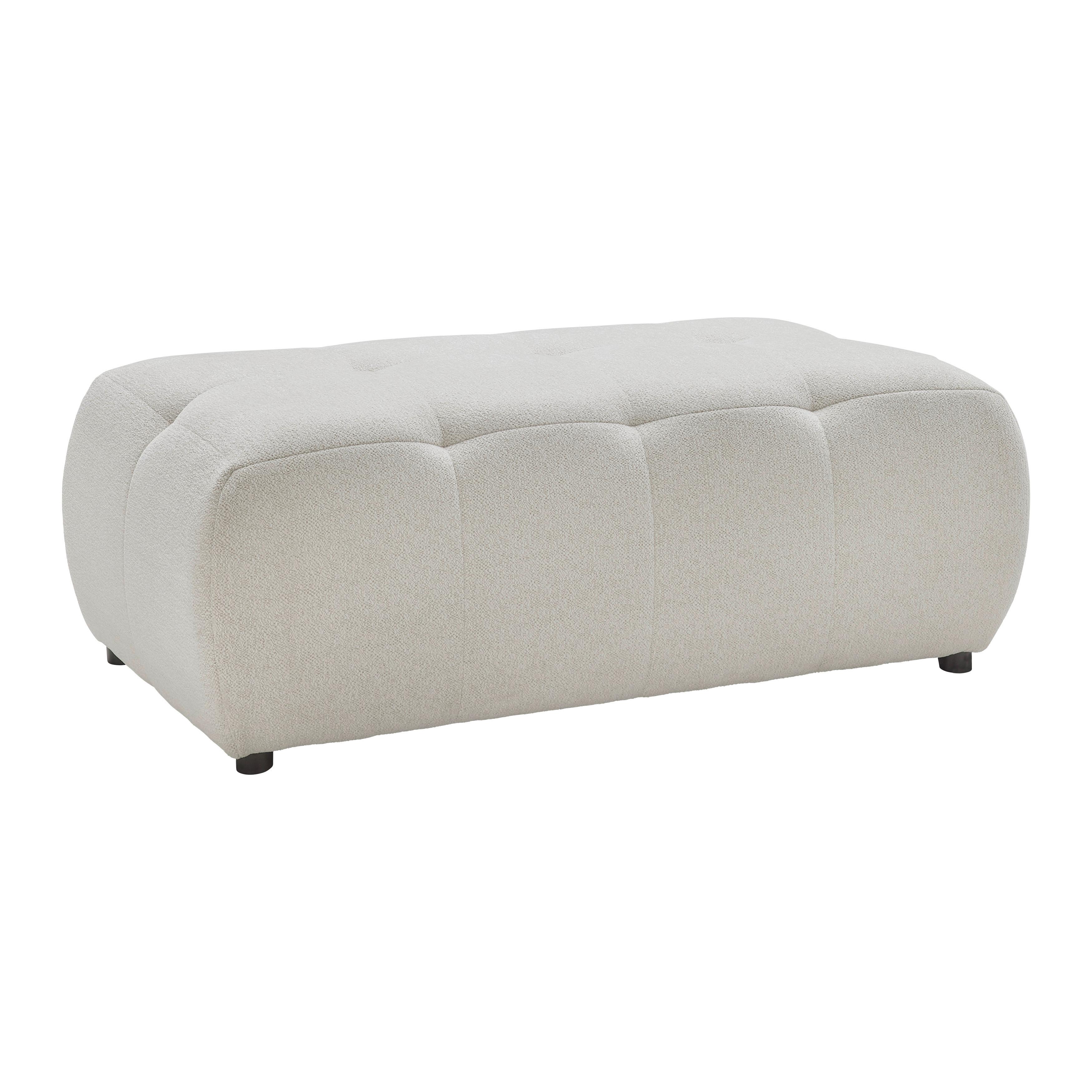 Taburetka SOFI, écru - čierna/écru, Modern, textil (128/48/70cm) - Premium Living