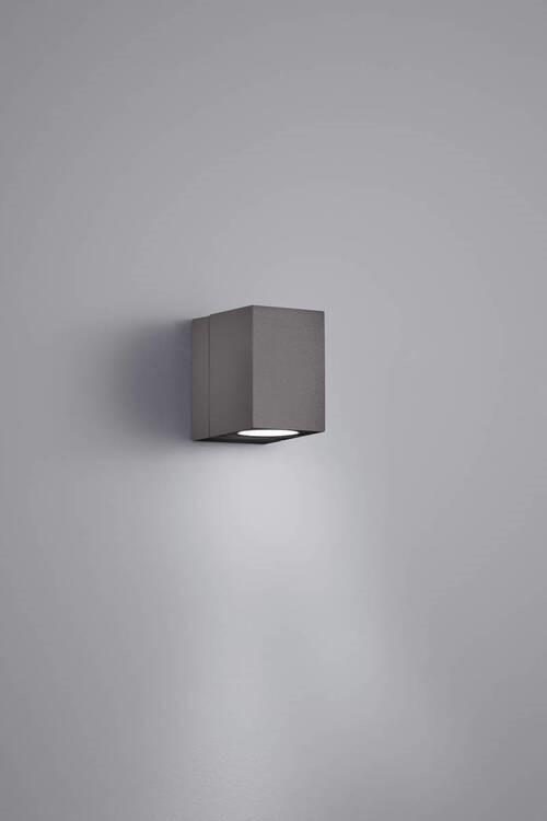 Led Außenleuchte Tiber 3 Watt, Aluminium - Anthrazit, Design, Metall (10/7/10cm) - Trio Leuchten