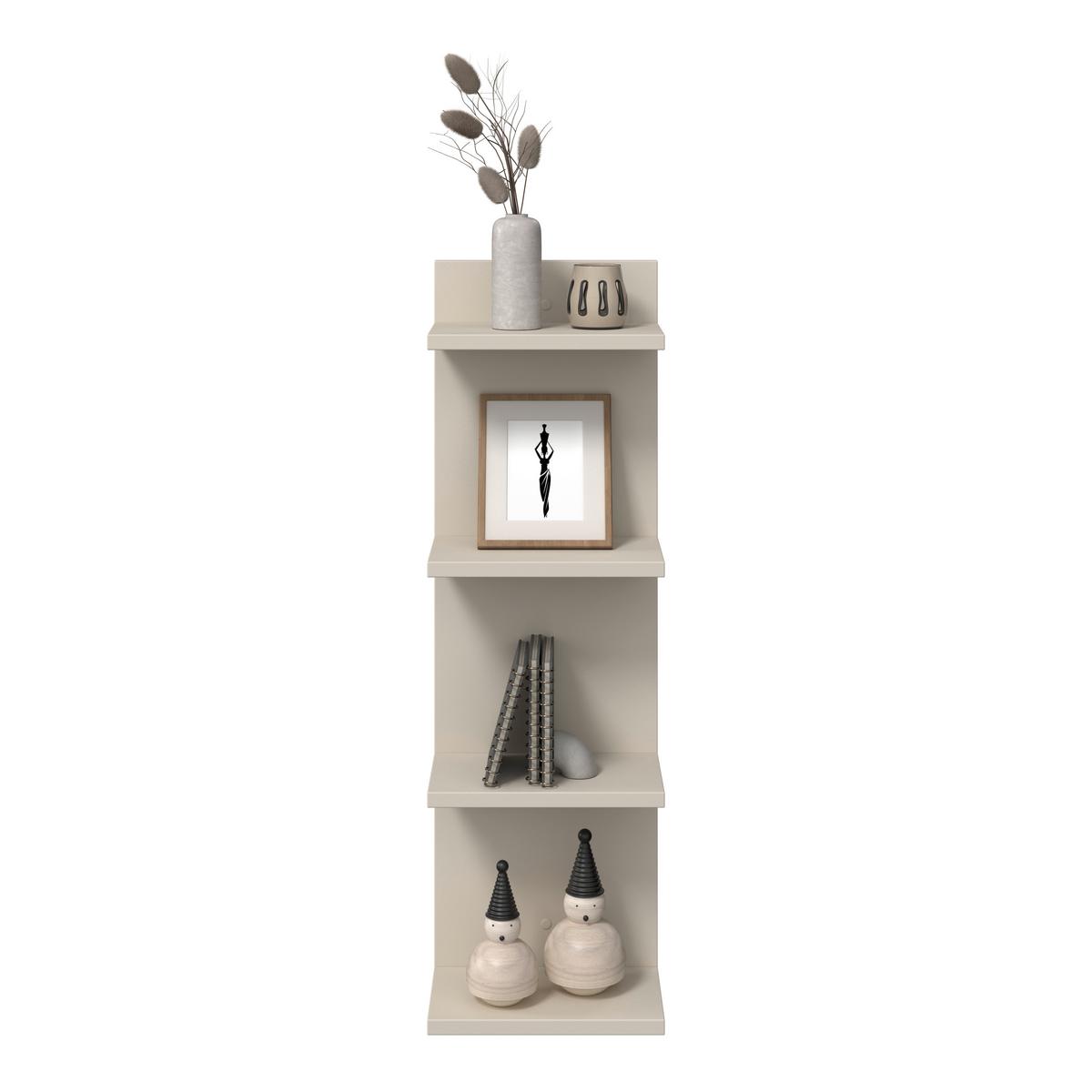 Wandregal EOLO Kaschmir B: 23,2 cm - Kaschmir, Trend, Holzwerkstoff (23,2/75/16,8cm)