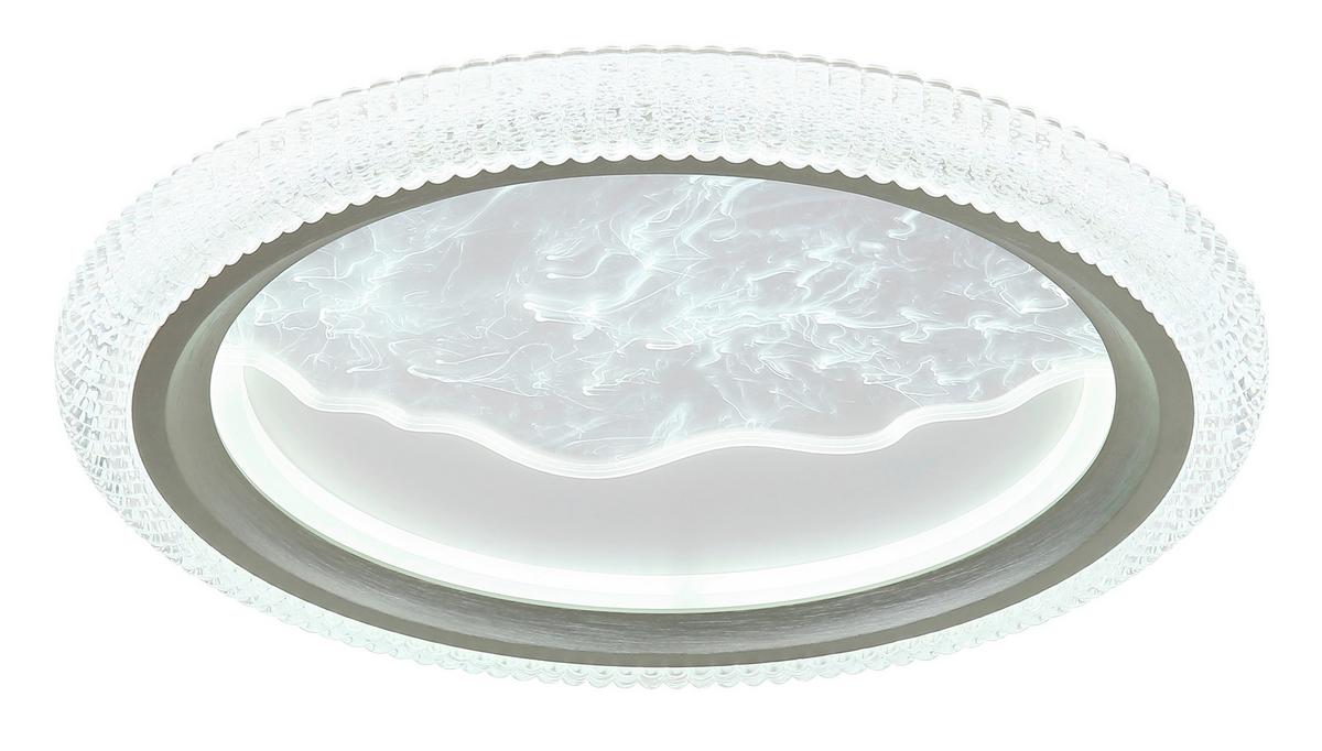 LED-Deckenleuchte 3000/4200/6000k - Sandfarben/Klar, Basics, Kunststoff/Metall (39,5/5,5cm)