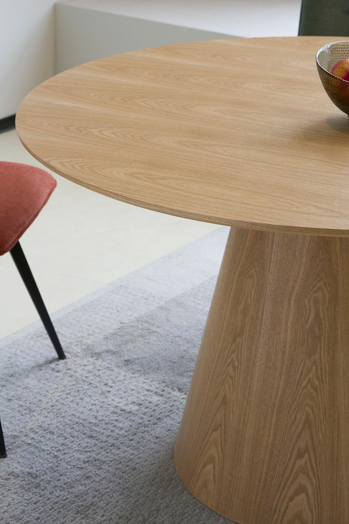 Esstisch Rond D: 120 Cm, Eichefarben - Eichefarben, Design, Holz/Holzwerkstoff (120/120/76cm) - MID.YOU