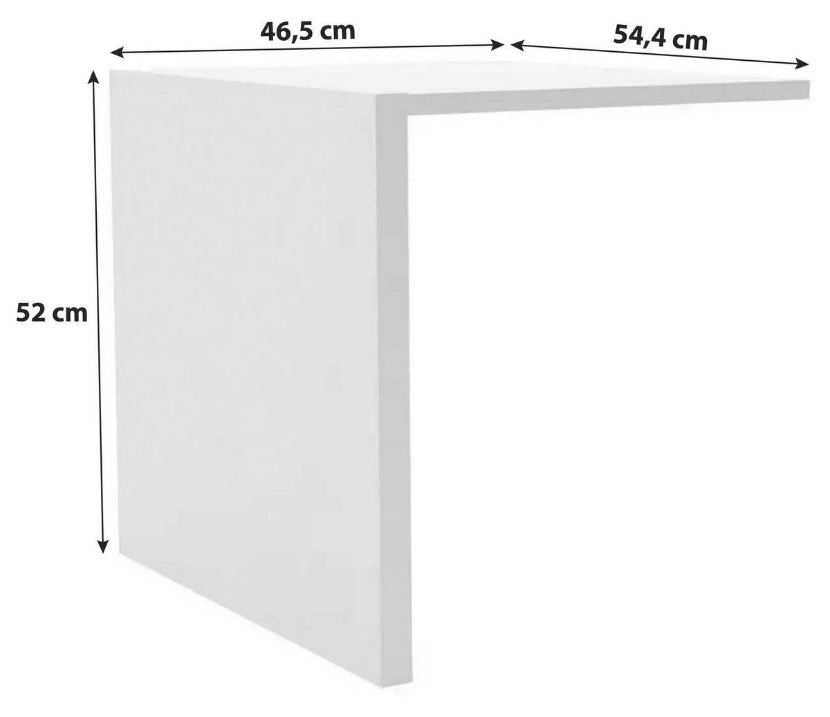 VNITŘNÍ ČLENĚNÍ UNIT - hnědá, Moderní, kompozitní dřevo (46,5/52/54,4cm) - Ondega