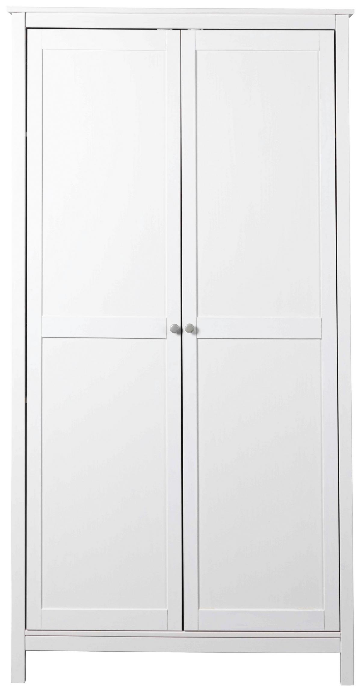 EINZELZIMMER Chilly Weiß 2-teilig - Weiß/Naturfarben, MODERN, Holz - MID.YOU