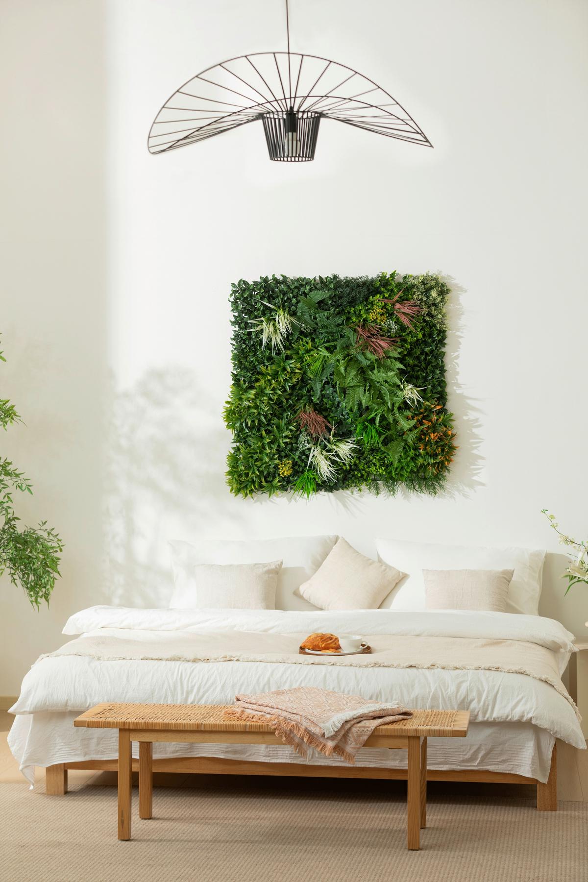 Dekogras Sabrina - Grün, KONVENTIONELL, Kunststoff (100/100cm) - Luca Bessoni