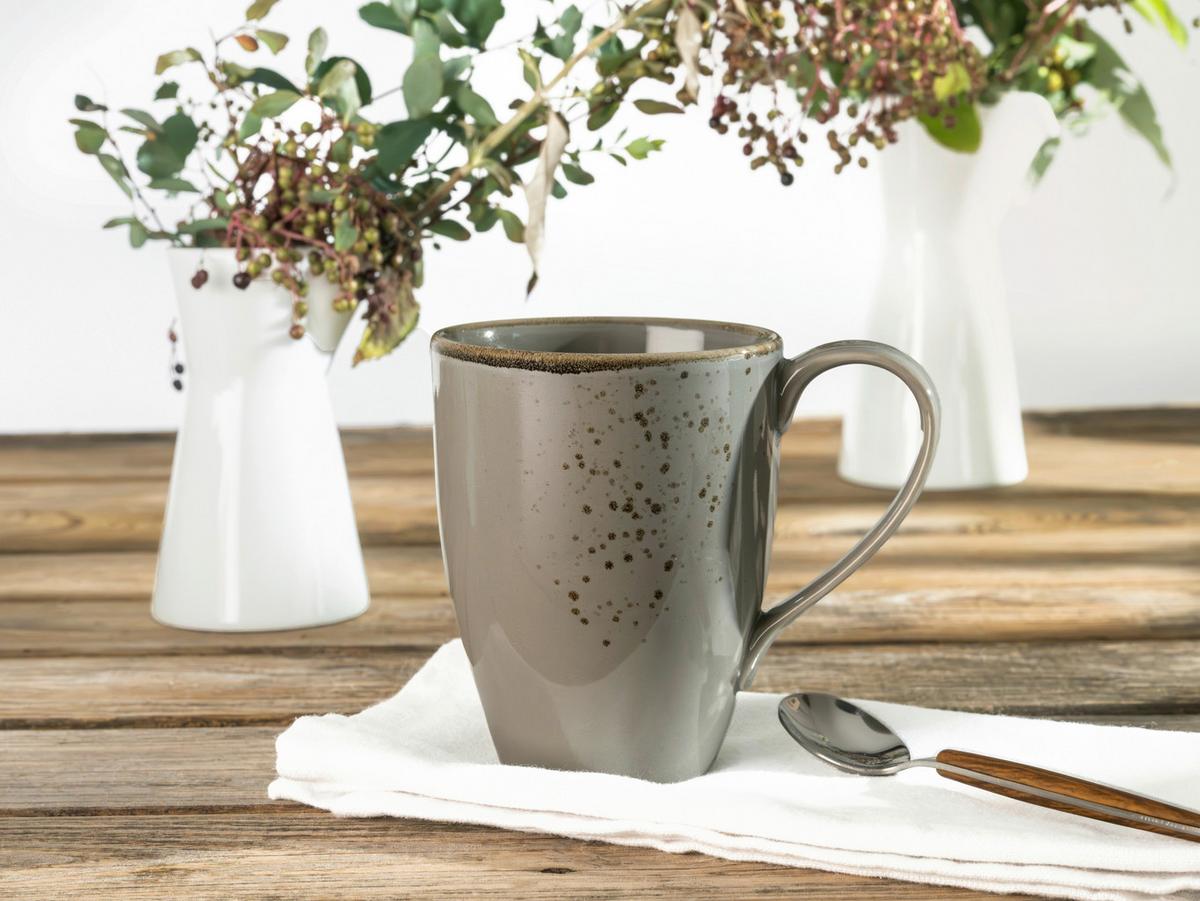 KAFFEEBECHERSET 22048 NATURE COLLECTION - Grau, Trend, Keramik (300ml) - Creatable
