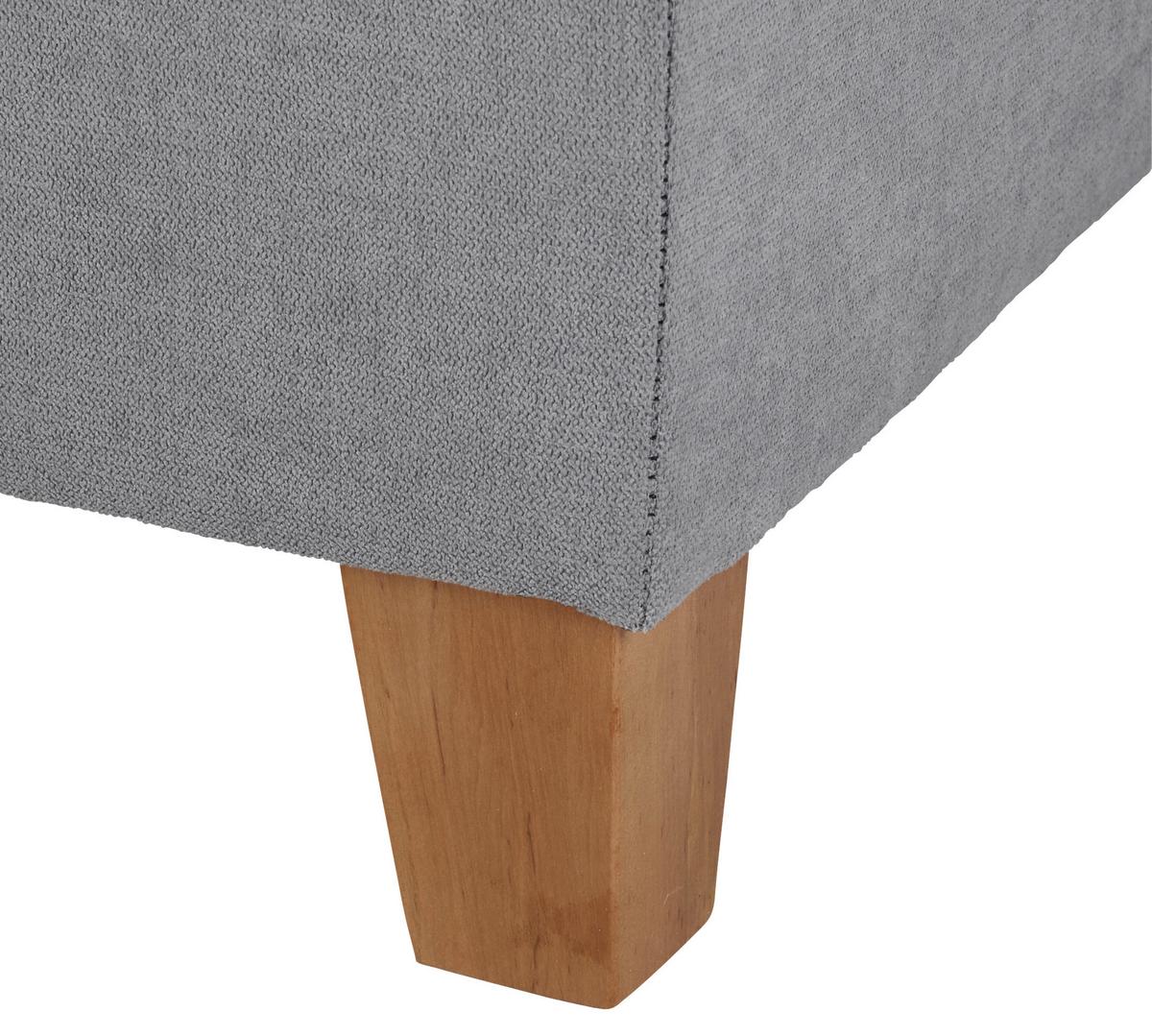 Postel Boxspring šedé barvy Jerry, 180x200 - šedá/barvy olše, Moderní, dřevo/kompozitní dřevo (180/200cm) - Modern Living