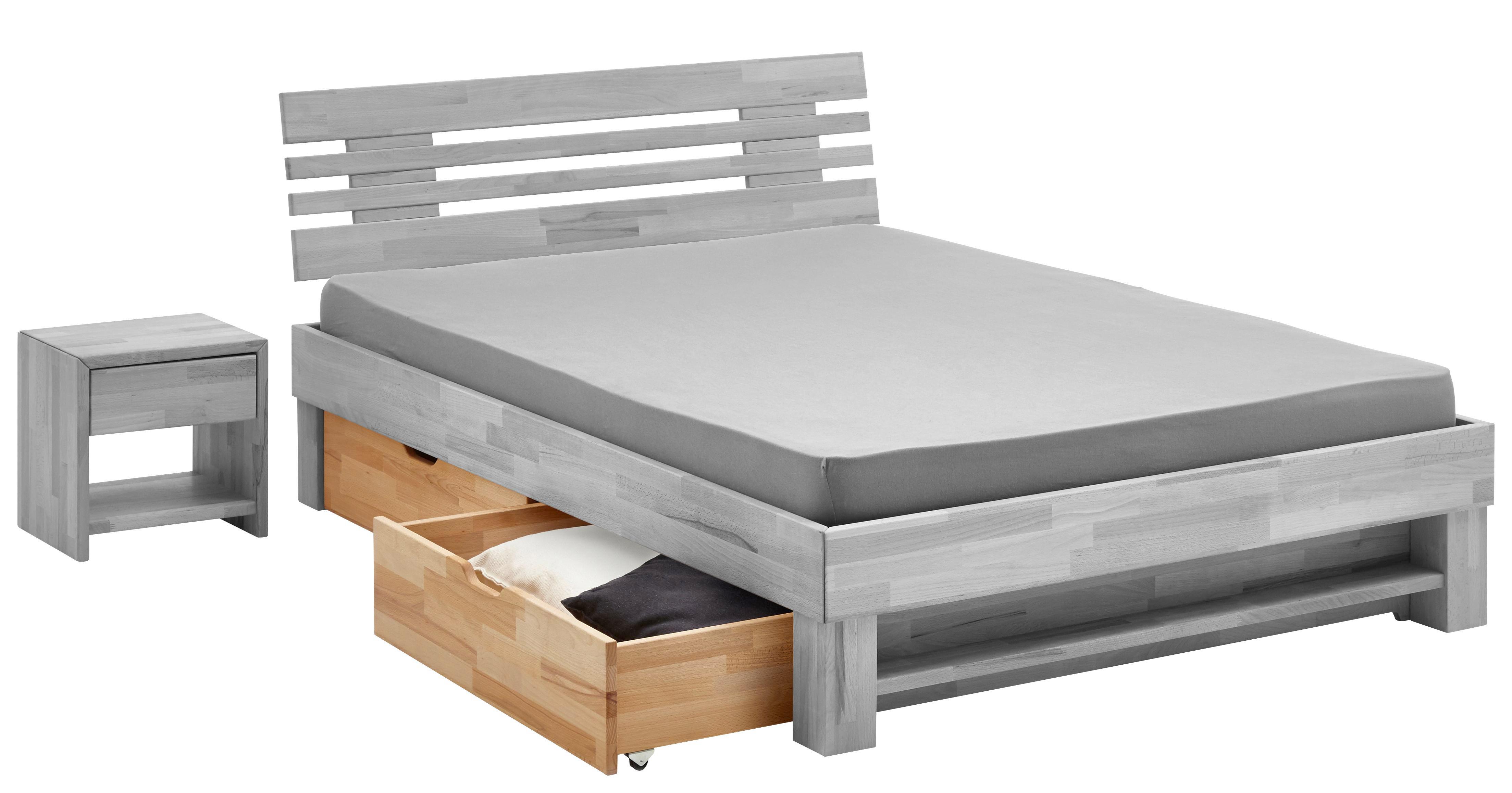 Bettkasten Elisabeth - Buchefarben, KONVENTIONELL, Holz/Kunststoff (86/21/69,5cm)