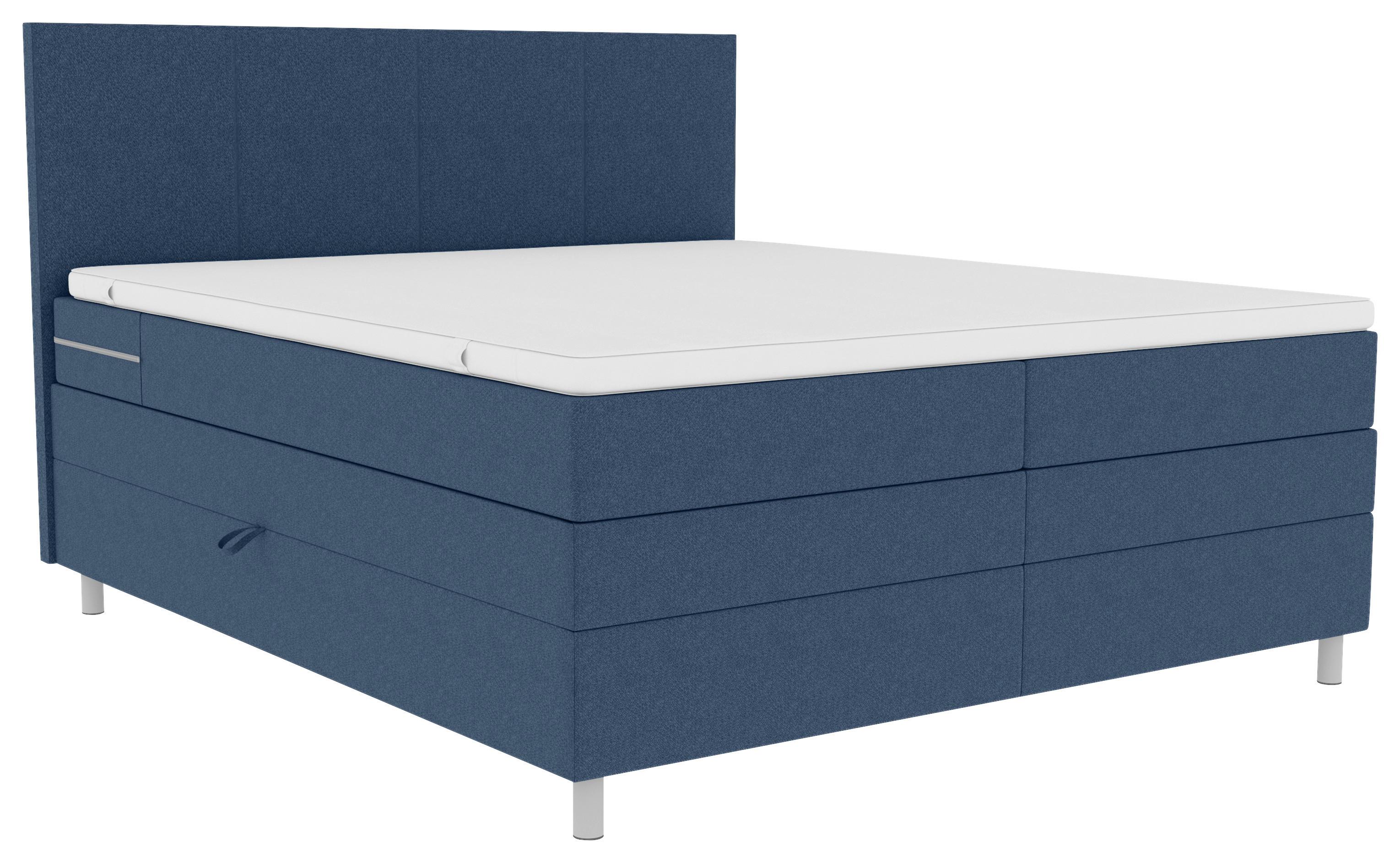 Boxspringbett mit Topper und Bettkasten 180x200 cm Messina