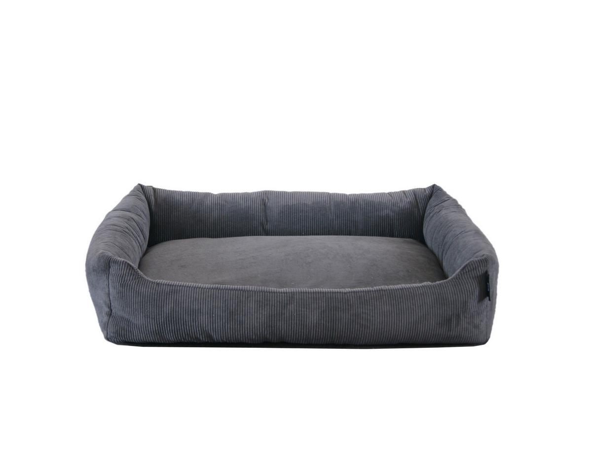 Hundebett Milow Anthrazit L: 70 Cm - Anthrazit, KONVENTIONELL, Textil (70/49/15cm)