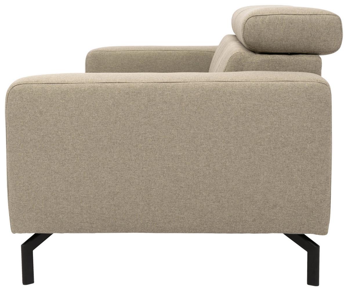 2-sitzer-sofa Cunelli Schlammfarben Webstoff - Schlammfarben/Schwarz, Design, Textil (208/79/104cm) - MID.YOU