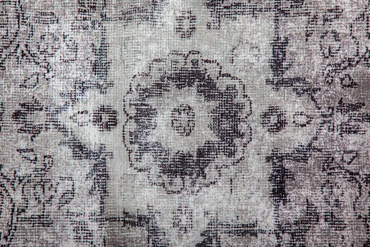 Flachwebteppich Vintage 8400 Grau, 140x200 cm - Grau, KONVENTIONELL, Textil (140/200cm)