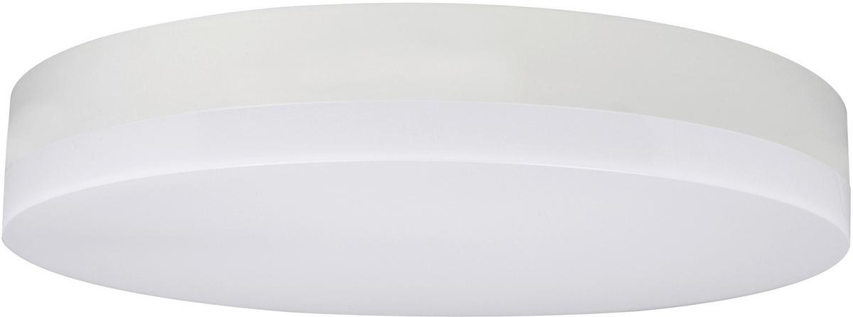 LED-Deckenleuchte Ø 28 cm, mit Bewegungsmelder - Weiß, Basics, Kunststoff (28/5,1cm)