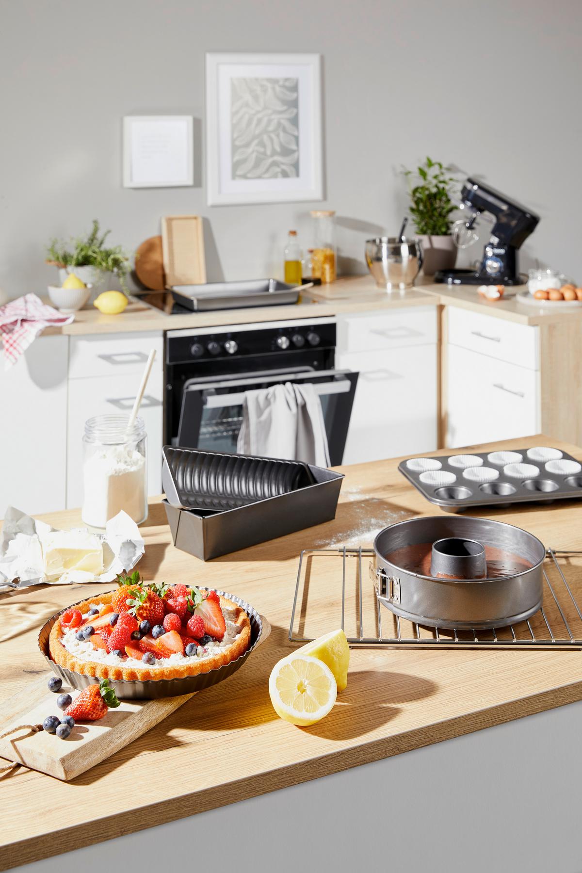 Springform Hugo - Dunkelgrau, Basics, Metall (24/6,8cm) - James Wood