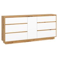 Sideboard Foggia - Schwarz/Weiß, Trend, Holzwerkstoff (188,4/89,5/40cm)