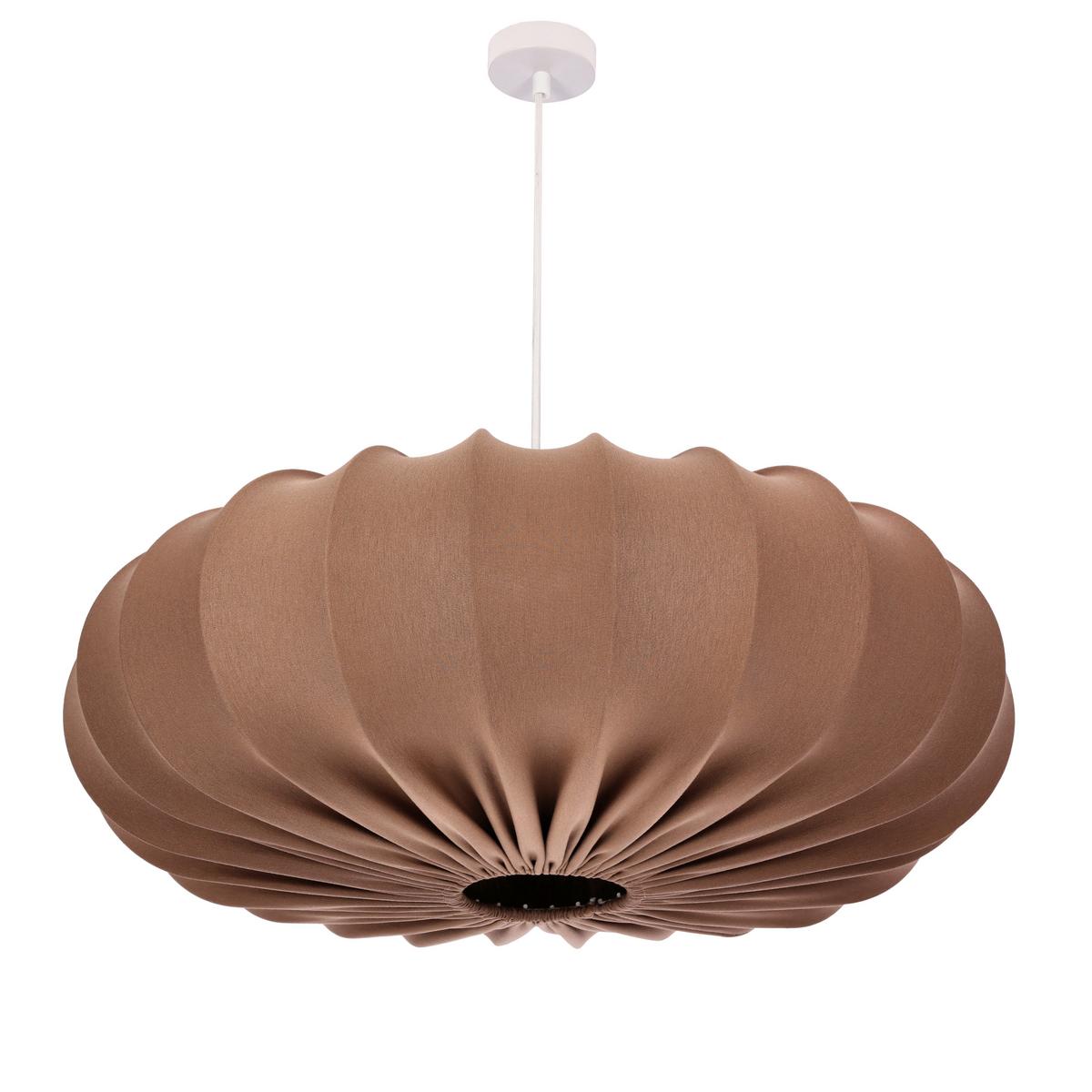 Pendelleuchte 31-39248 Caffe - Weiß/Mokka, KONVENTIONELL, Kunststoff/Metall (66/66/120cm)