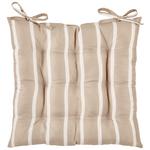 Sitzkissen Doris - Beige, KONVENTIONELL, Textil (43/43/3cm) - Ondega