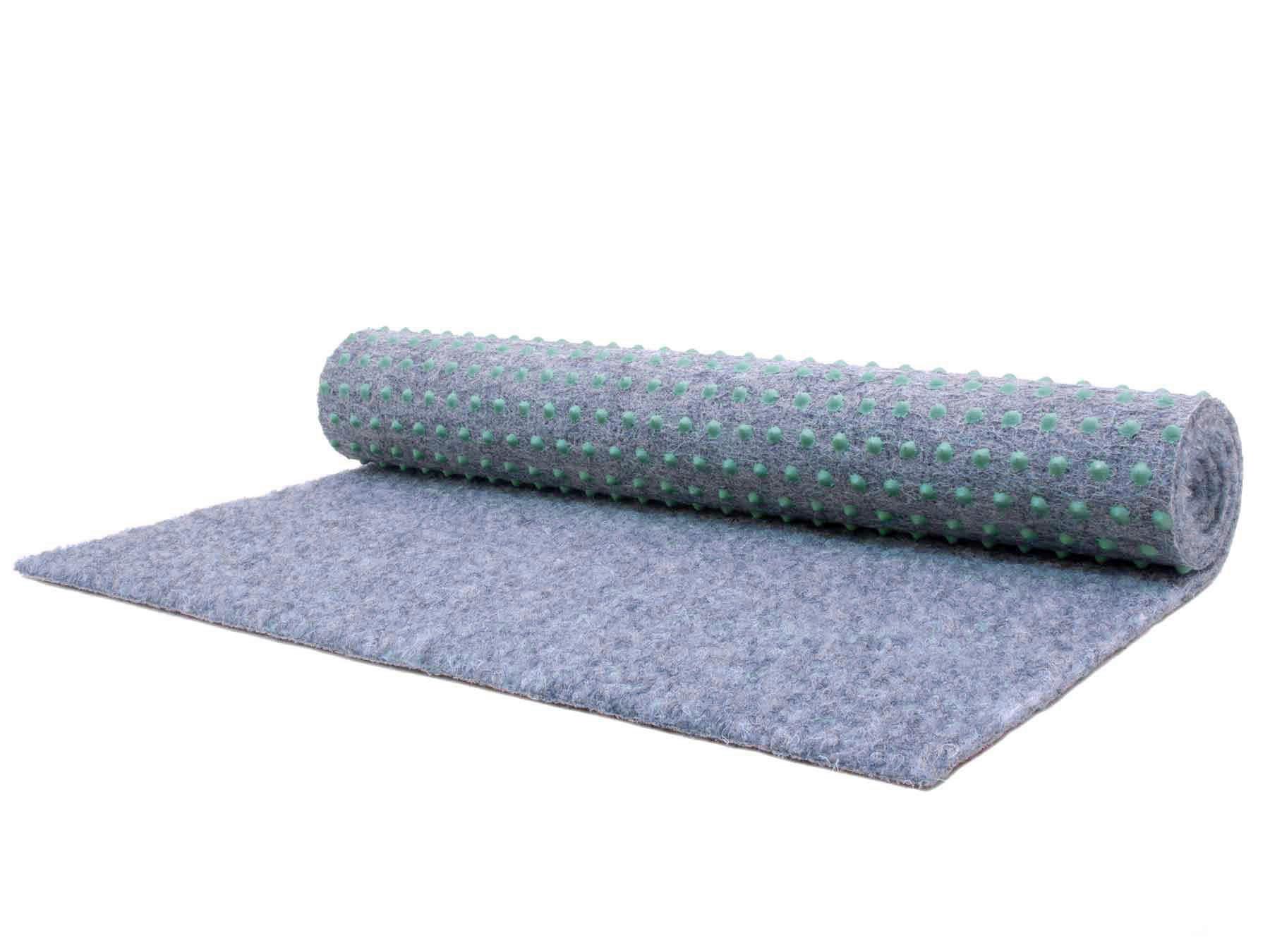 Rasenteppich Georgia Graublau - Graublau, Basics, Textil (133/150cm)