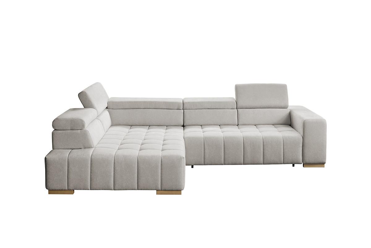 Ecksofa Elias Neu Beige S: 201x307 cm - Beige/Naturfarben, Design, Textil (201/307cm) - Livetastic