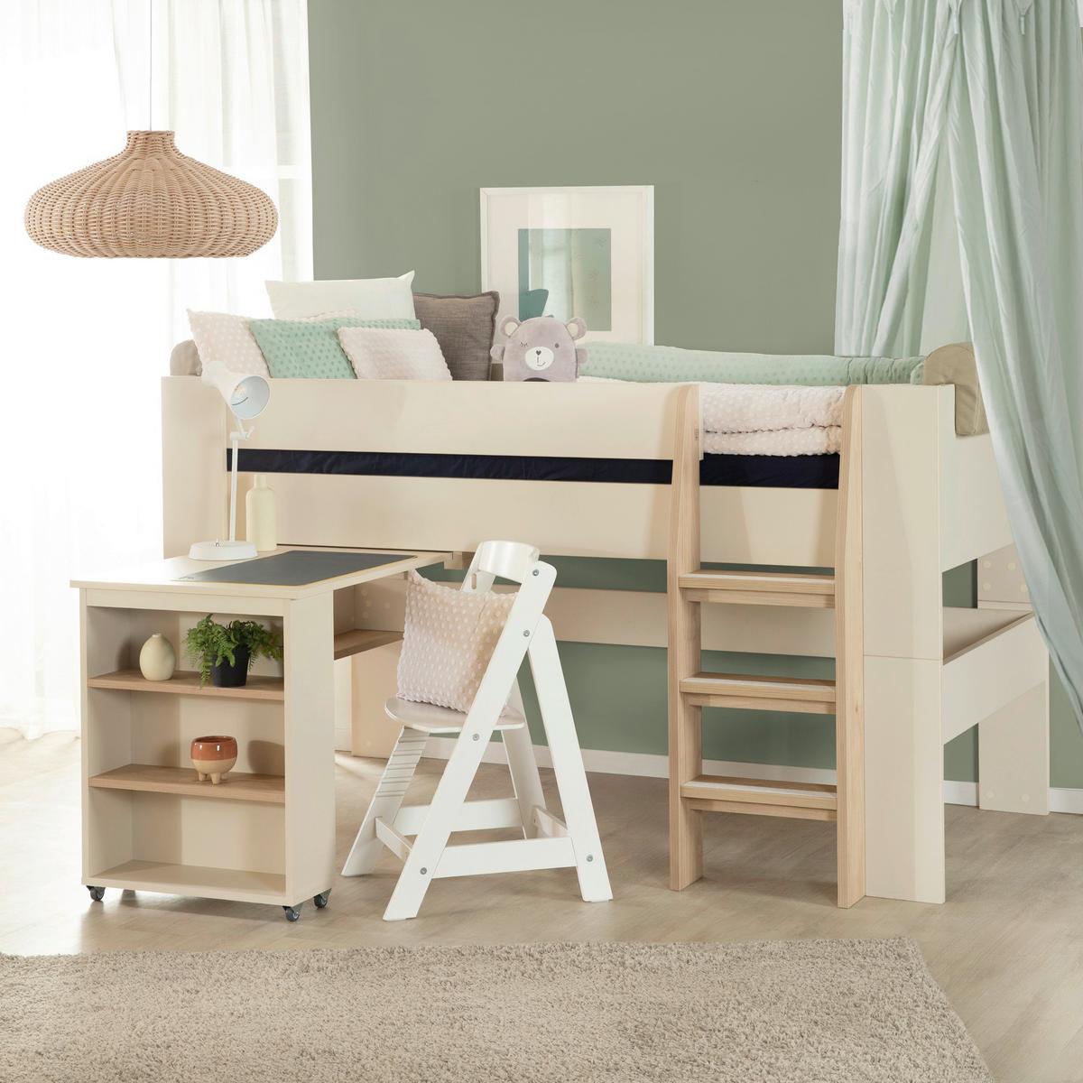 Bett Flexi Grow Studio Kashmir, Lf 90x200 cm - Kaschmir, KONVENTIONELL, Holzwerkstoff (90/200cm) - Roba
