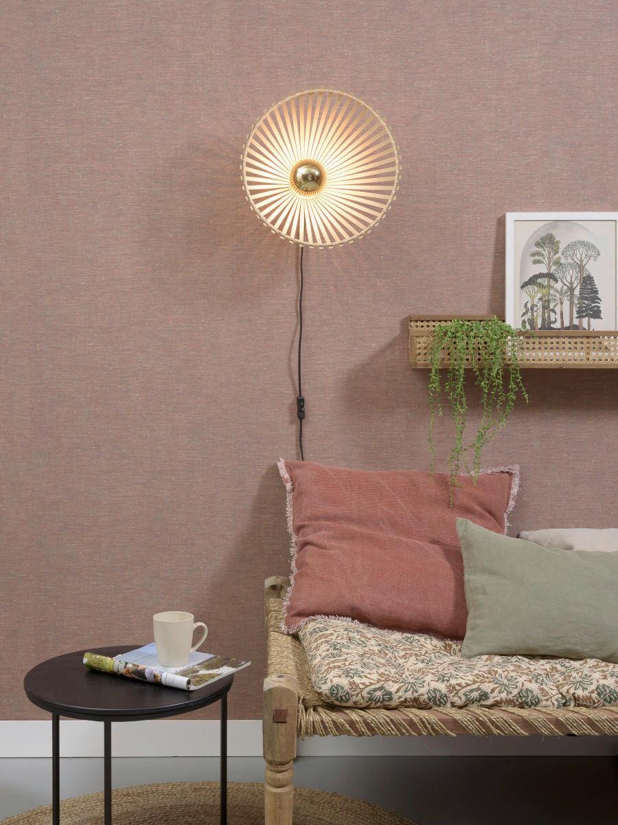 Wandleuchte Bromo/w40/n - Naturfarben, Trend (13/40cm) - Good & Mojo