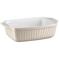 Auflaufform Keramik 2er-Set Beige B: 33 cm - Beige, Basics, Keramik (33/8/24cm) - Mäser