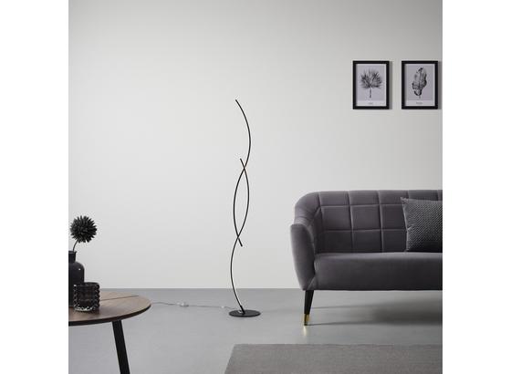 Stojacia Lampa Shara S Led - čierna, Moderný, kov (21/145/21cm) - Modern Living Stojacia Lampa Shara S Led - čierna, Moderný, kov (21/145/21cm) - Modern Living