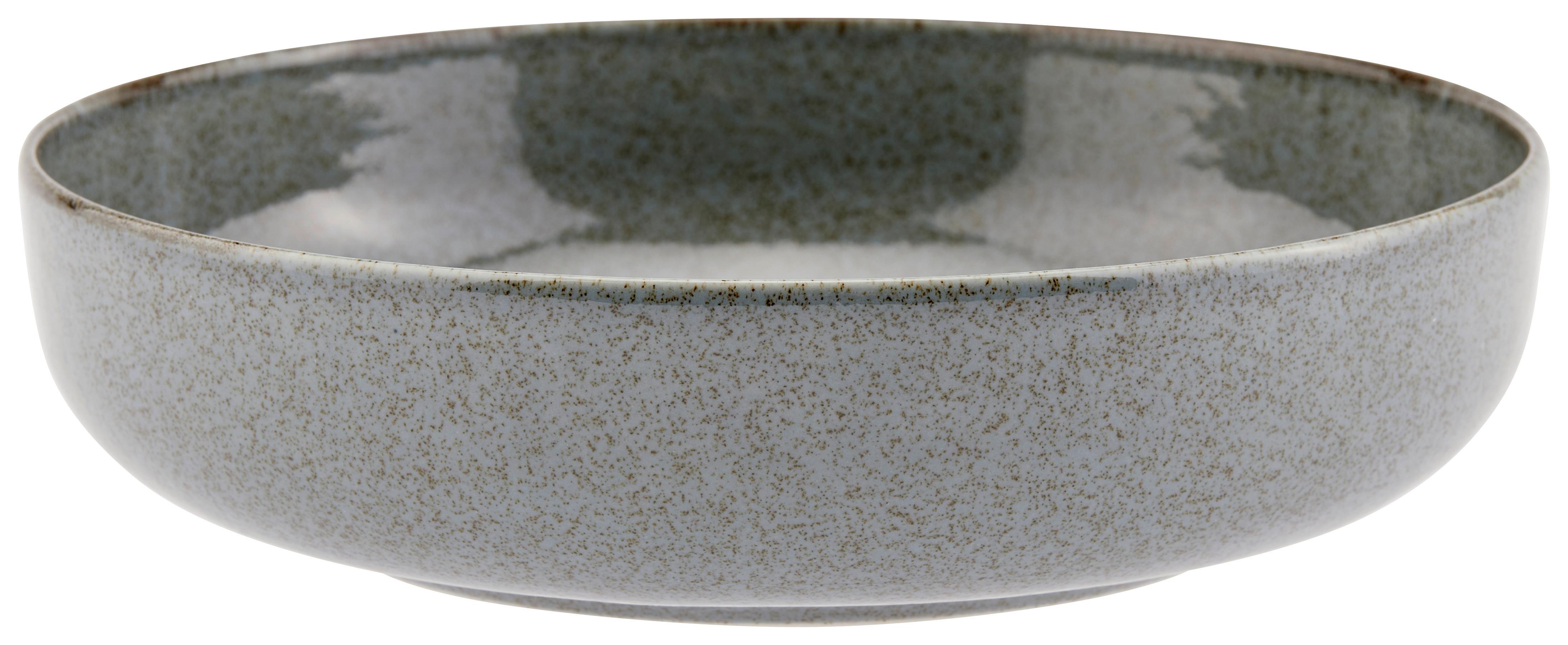 Suppenteller Porzellan Blau Sonora DxH: ca. 20x4,7 cm - Blau, MODERN, Keramik (20/4,7cm) - James Wood