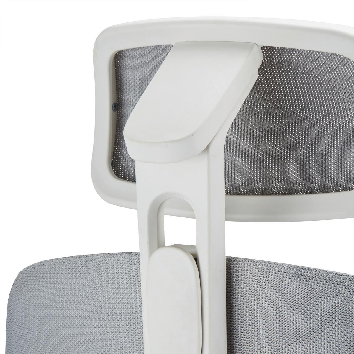 Drehstuhl Skandis Pro Weiß/Mintgrün B: 71cm - Weiß/Mintgrün, MODERN, Kunststoff/Textil (71/131/66cm) - MID.YOU