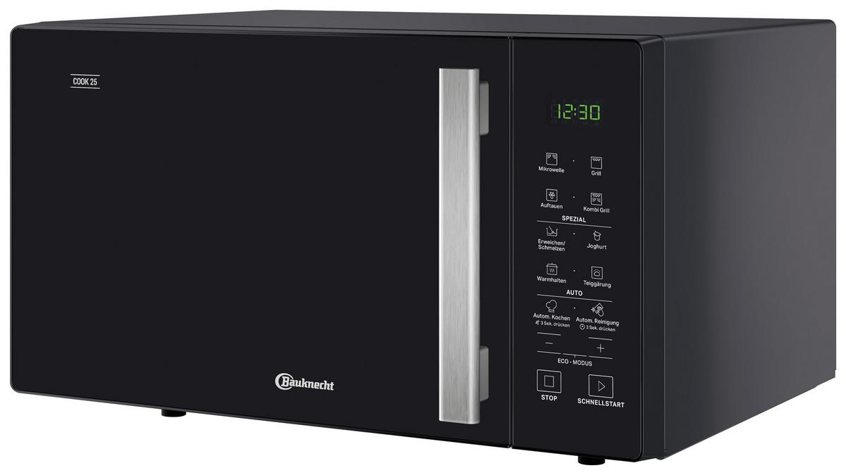 Mikrowelle Mwk 253 B - Schwarz, Trend, Glas/Kunststoff (48,3/28,1/41,9cm) - Bauknecht