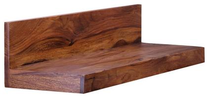 Wandregal mit 60 cm Breite aus Sheeshamholz Wandregal mit 60 cm Breite aus Sheeshamholz