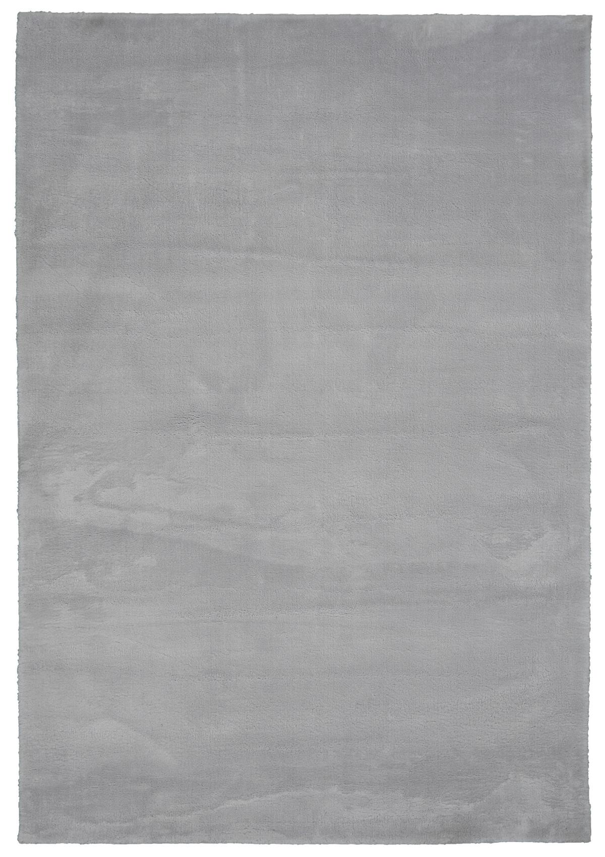 Koberec s vysokým vlasem Nemo 1, 60/110cm, šedá - šedá, Basics, textil (60/110cm) - Mömax