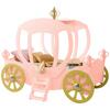 Kinder-/Juniorbett Prinzessin Kutsche Rosa - Pink/Weiß, LIFESTYLE, Holz/Holzwerkstoff (90/180cm) - Livetastic