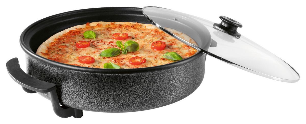 Party-pfanne Elektrisch 12316 Party-Pfanne Elektrisch - Schwarz, Basics, Glas/Kunststoff (41/45/17,5cm)