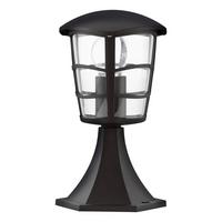 Außenleuchte Boden Aloria 1x Led Laterne - Klar/Schwarz, Basics, Kunststoff/Metall (17/17/30cm) - Eglo