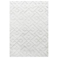 Tkaný koberec 60x110cm, krémová - krémová, Konventionell, textil (60/110cm)