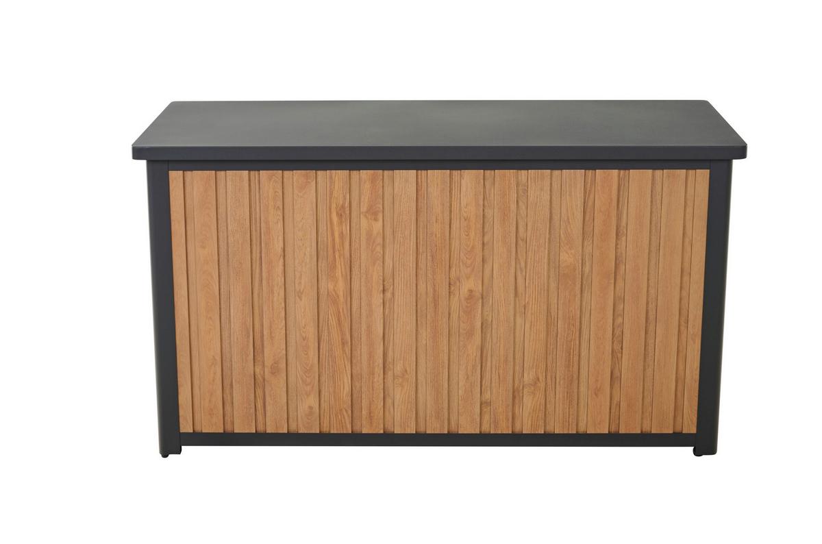 Kissenbox Sabano Kibox - Braun, MODERN, Metall (59/75/135cm) - Siena Garden