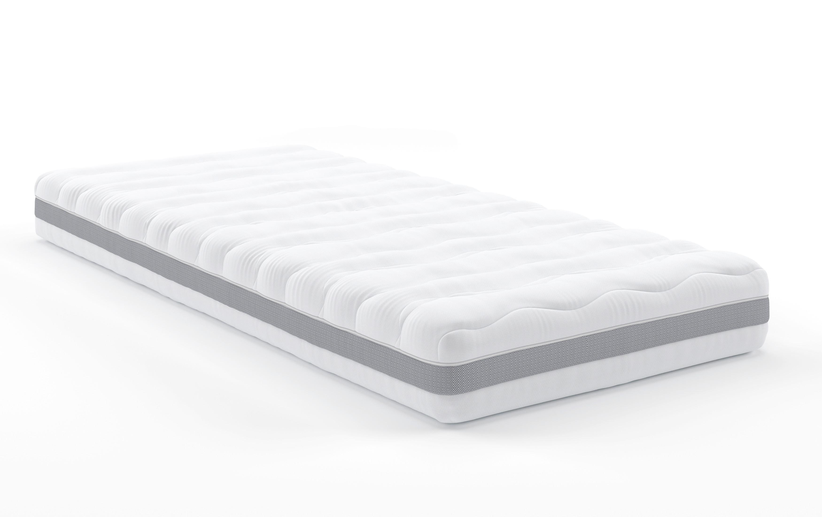 Taschenfederkernmatratze Active Dreams Gel H4 - Weiß, MODERN, Textil (90/20/200cm) - Luca Bessoni