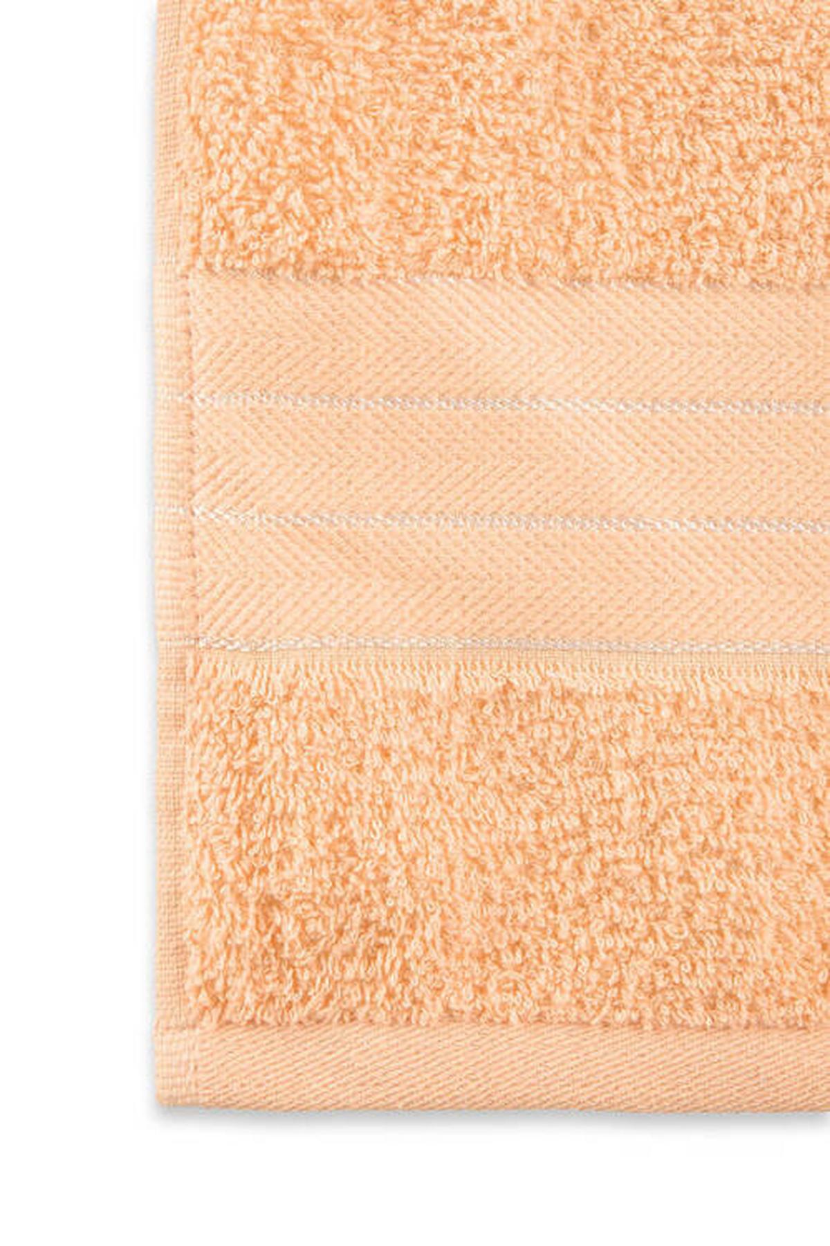 Handtuchset Koralle/Orange 4 Stück - Basics, Textil (50/100cm)