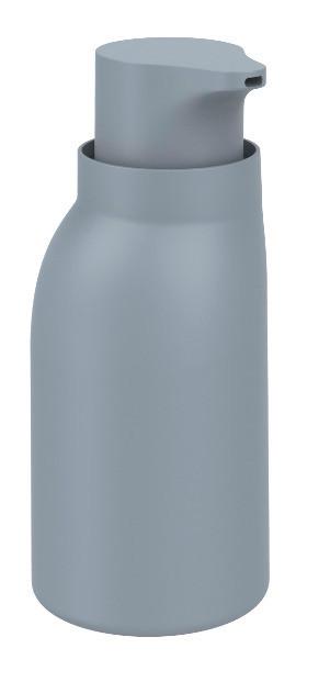 DÁVKOVAČ MÝDLA Hug, 8,5/18,8/8cm, šedá - šedá, Moderní, plast (8,5/18,8/8cm) - Premium Living