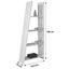 Regál Mike - bílá, Moderní, kompozitní dřevo (78.5/190/33cm) Regál Mike - bílá, Moderní, kompozitní dřevo (78.5/190/33cm)