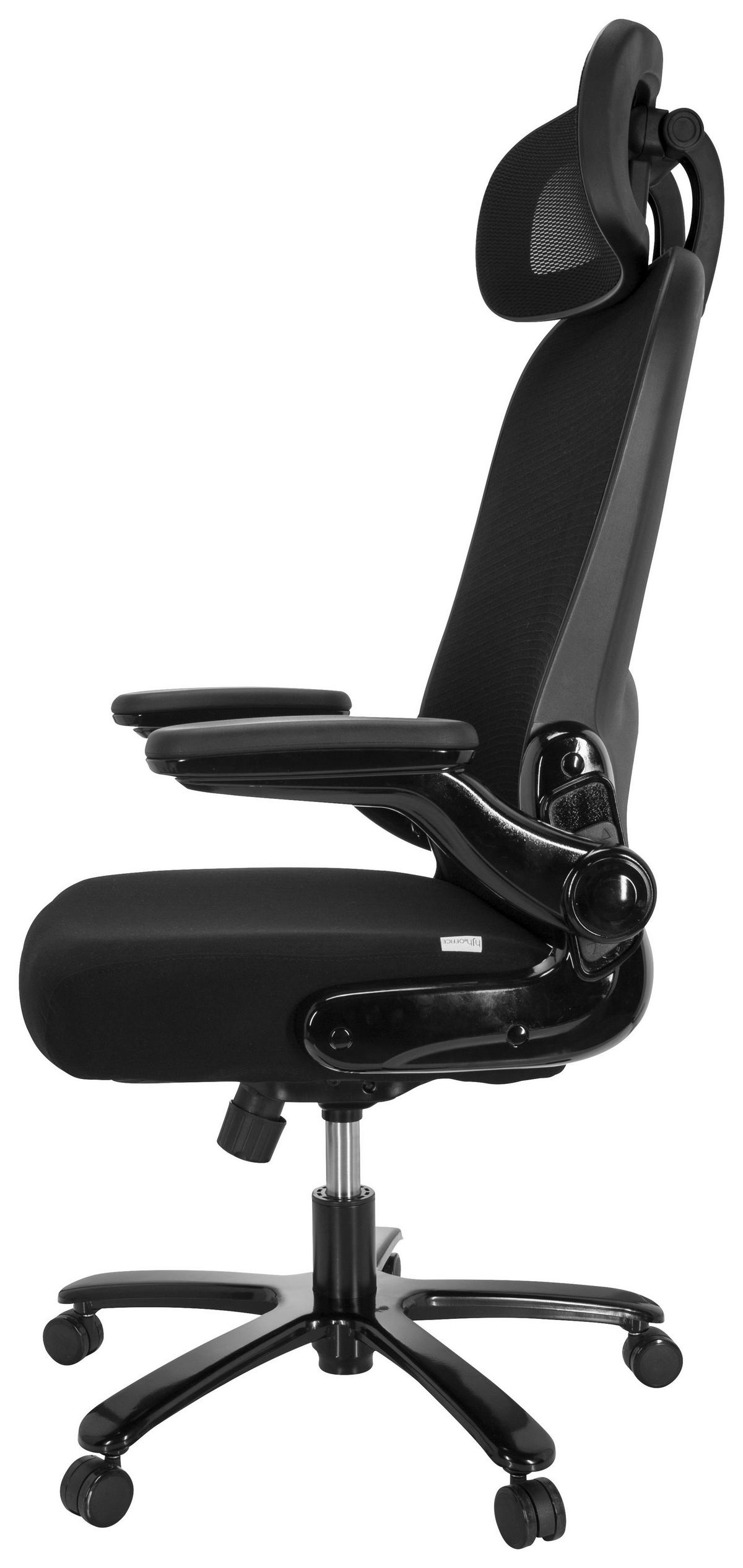 Drehstuhl Instructor Sw I Pro Schwarz - Schwarz, MODERN, Kunststoff/Textil (75/142/63cm) - MID.YOU