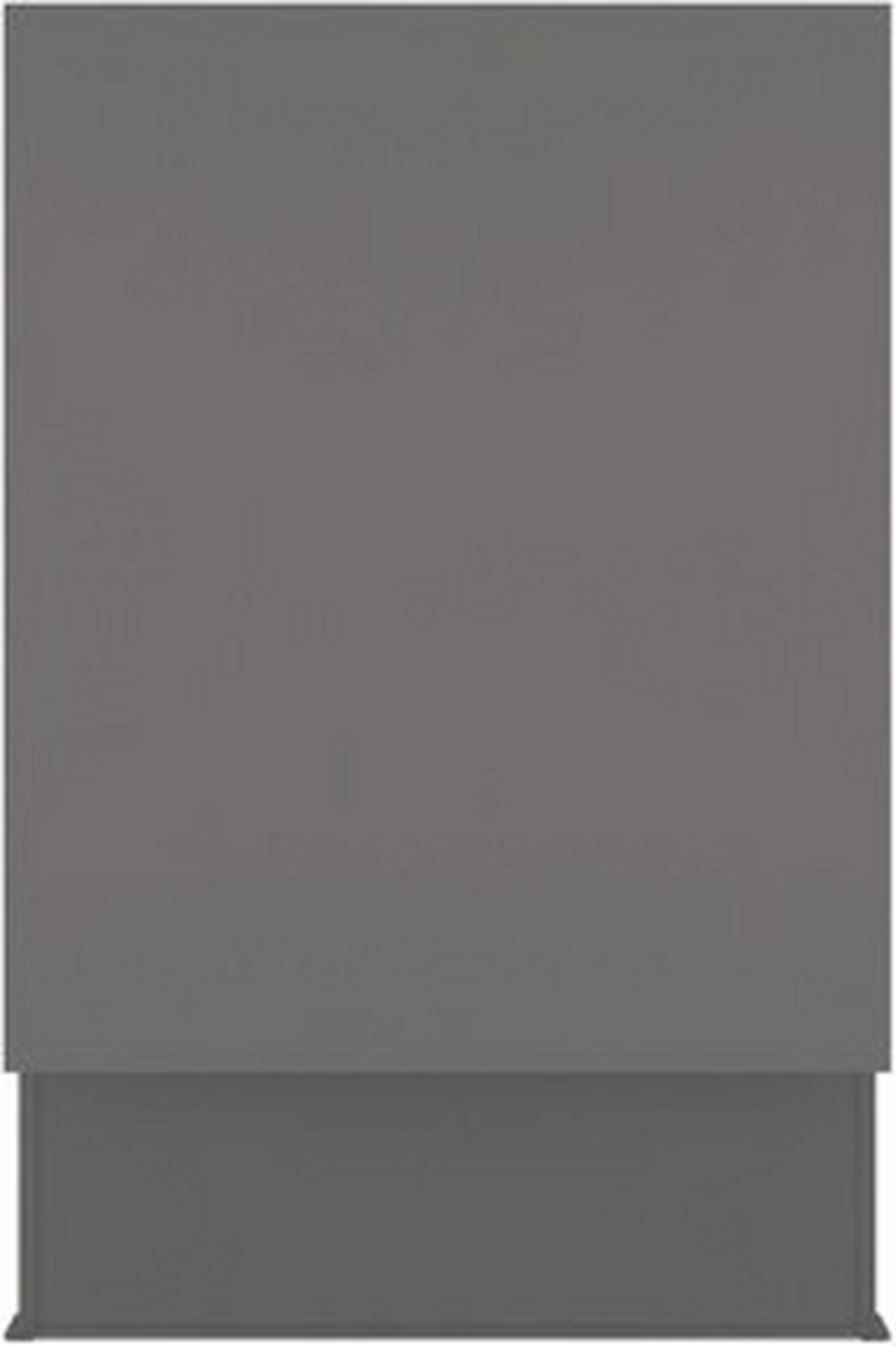 Küchenzeile Win ohne Geräte 200 cm Anthrazit/Creme - Anthrazit/Creme, Design, Holzwerkstoff (200cm) - Express