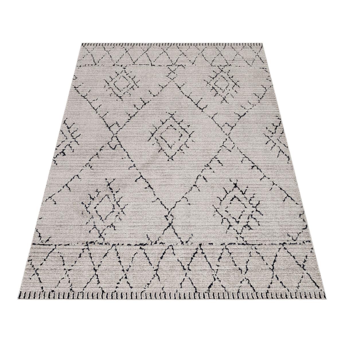 Webteppich Tasa - Beige, Design, Textil (160/230cm) - Novel