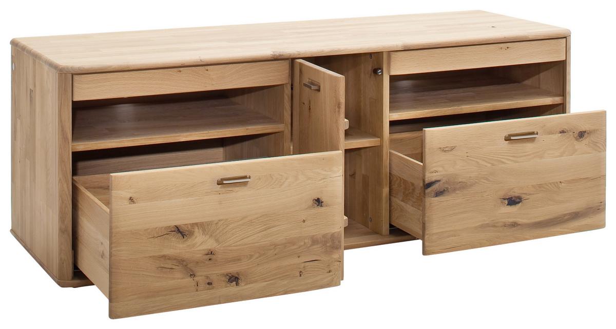 TV-Element Ravello B: 156 cm Eiche Dekor - Eichefarben, Design, Holz (156/58/50cm) - Livetastic